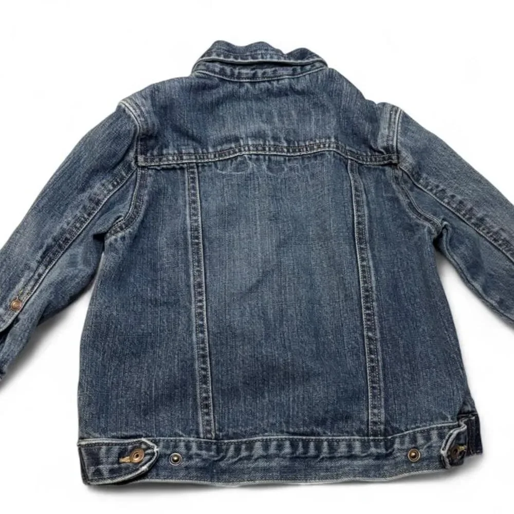 Oshkosh Genuine Kids 3T Denim Jacket Kids Blue Jean Jacket Button Front